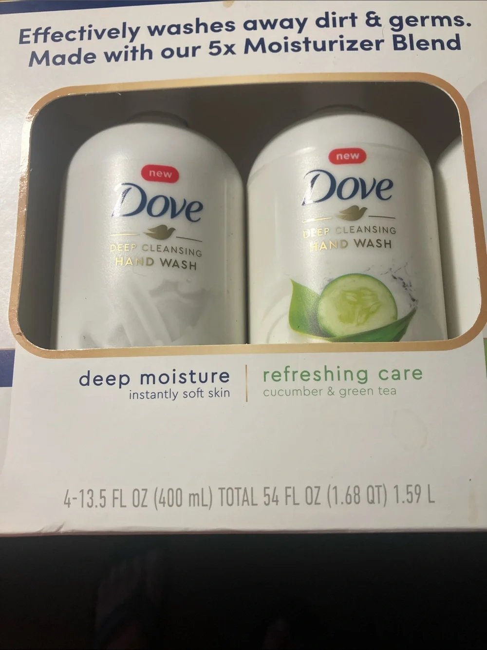 Dove Moisturizing Hand Wash Trio - White